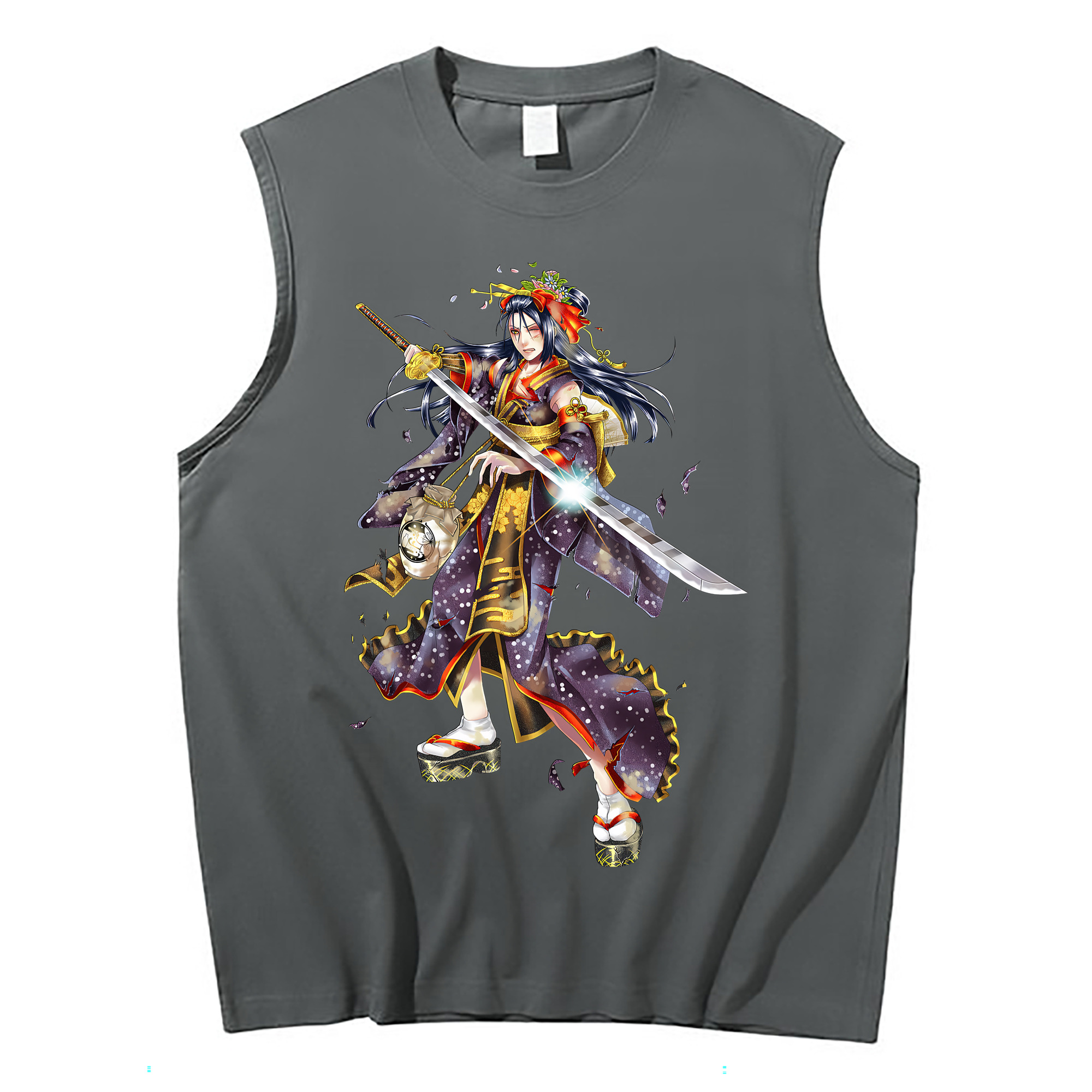 （画像用） 刀剣乱舞 Touken Ranbu コットン100％タンクトップ（フロントプリント）